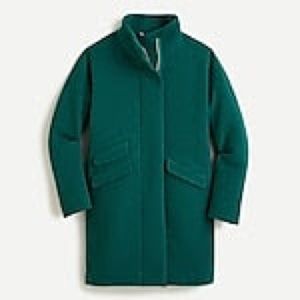 J.Crew Cocoon Coat in Itlian Stadium-Cloth Wool